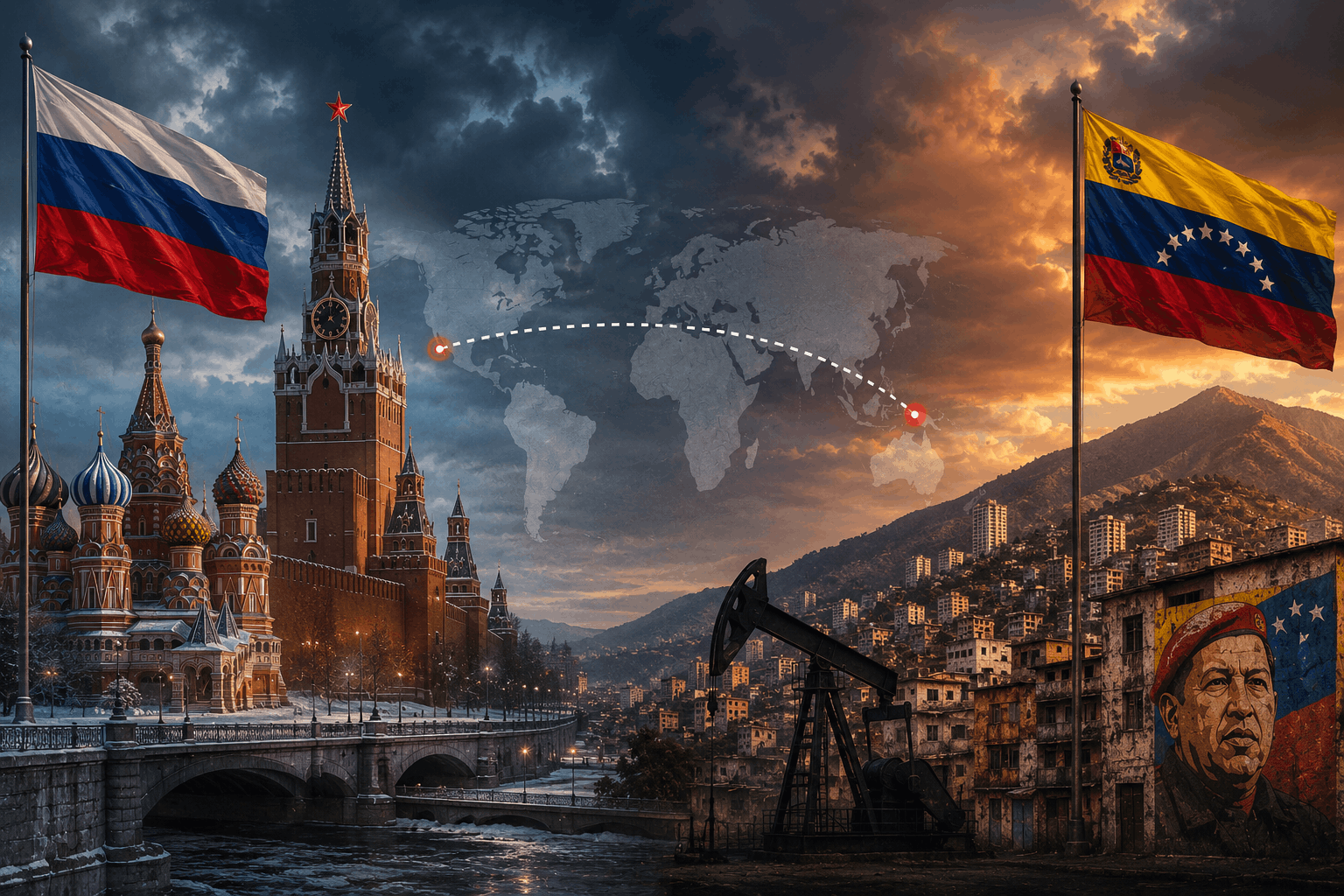From Moscow to Caracas