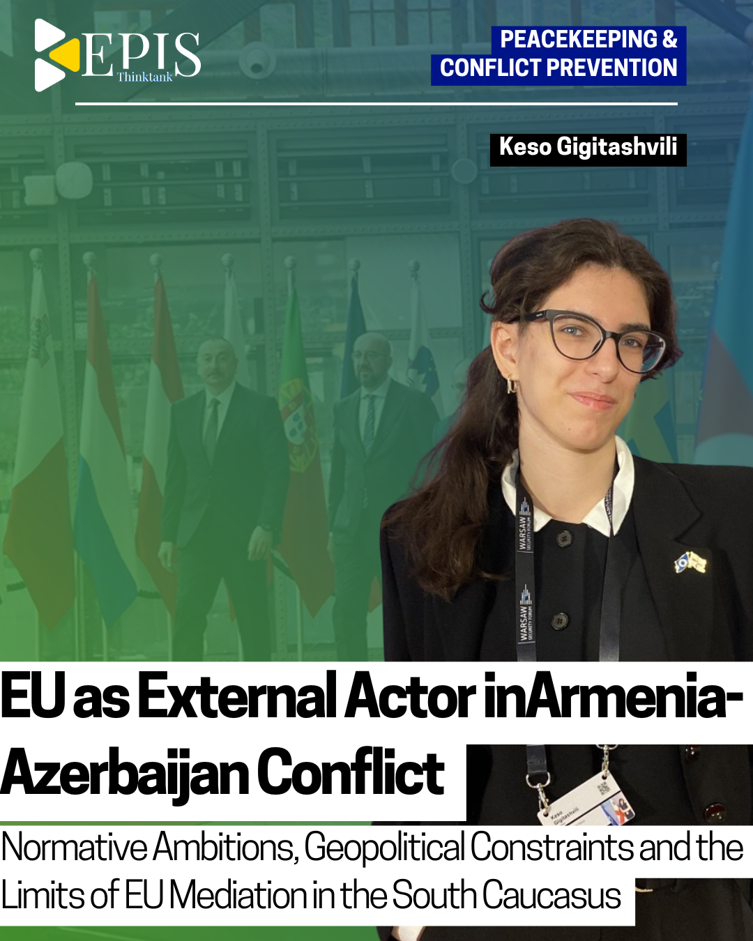 The EU as an External Actor in the Armenia-Azerbaijan Conflict